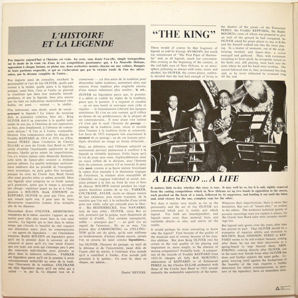 King Oliver & His Orchestra - Jazz Tribune No.6: King Oliver And His Orchestra (1929-1930) (2xVinyl, LP, Compilation) Very Good Plus (VG+) / Very Good Plus (VG+)
