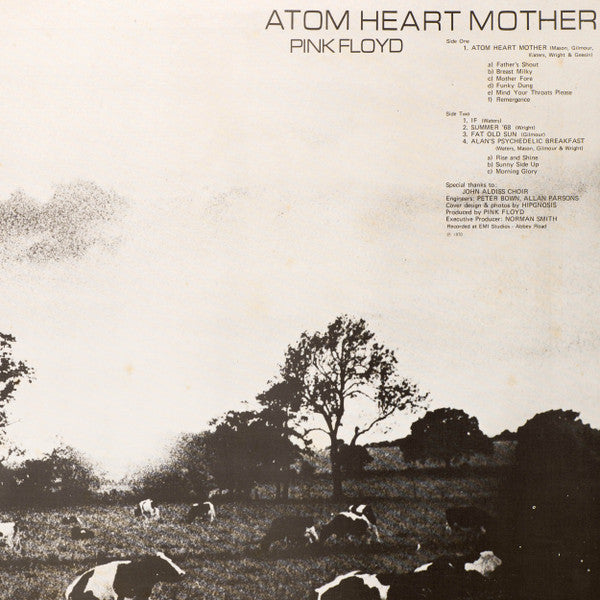 Pink Floyd - Atom Heart Mother (Vinyl, LP, Album, Stereo) Very Good Plus (VG+) / Very Good (VG)