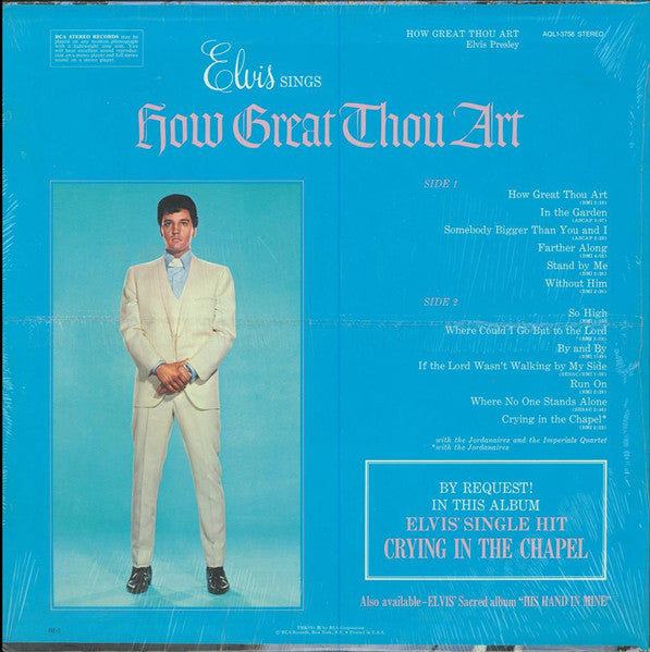 Elvis Presley - How Great Thou Art (Vinyl, LP, Album, Reissue, Stereo) Very Good Plus (VG+) / Very Good Plus (VG+)