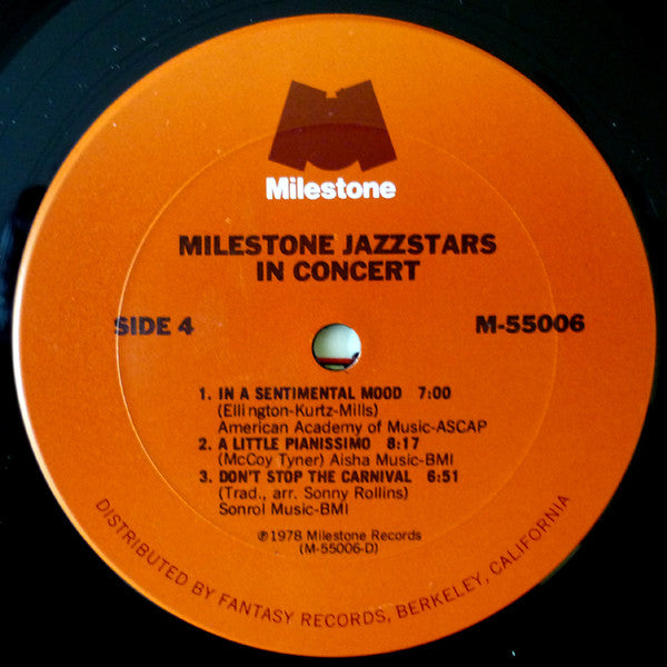 Ron Carter - Milestone Jazzstars In Concert (Vinyl, LP, Album)