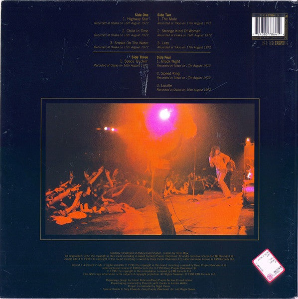 Deep Purple - Made In Japan (2xVinyl, LP, Album, Limited Edition, Numbered, Reissue, Remastered) Very Good Plus (VG+) / Very Good Plus (VG+)
