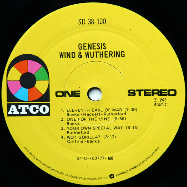 Genesis - Wind & Wuthering (Vinyl, LP, Album, Reissue, Stereo) Good Plus (G+) / Very Good Plus (VG+)