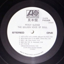 Percy Sledge - The Golden Voice Of Soul (Vinyl, LP, Compilation, Promo) Very Good Plus (VG+) / Good (G)