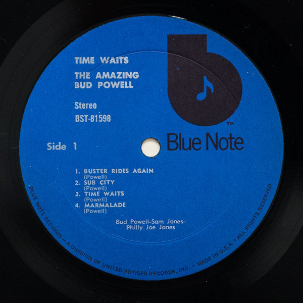 Bud Powell - Time Waits (Vinyl, LP, Reissue, Stereo)