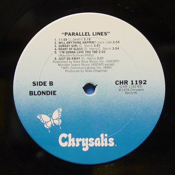 Blondie - Parallel Lines (Vinyl, LP, Album) Good Plus (G+) / Good Plus (G+)