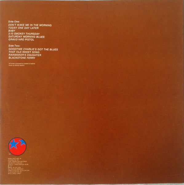 Danny O'Keefe - The Seattle Tapes (Vinyl, LP, Album) Very Good Plus (VG+) / Very Good (VG)