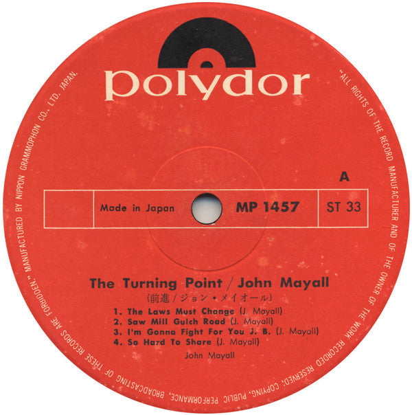 John Mayall - The Turning Point (Vinyl, LP, Album)
