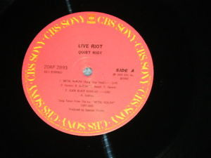 Quiet Riot - Live Riot (Vinyl, 12", EP) Very Good Plus (VG+) / Very Good Plus (VG+)
