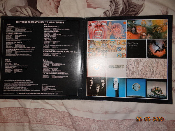 King Crimson - The Young Persons' Guide To King Crimson (2xVinyl, LP, Compilation, Reissue, Stereo) Very Good (VG) / Very Good Plus (VG+)
