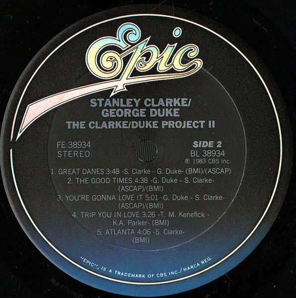 Stanley Clarke/George Duke - The Clarke / Duke Project II (Vinyl, LP, Album) Very Good Plus (VG+) / Very Good Plus (VG+)