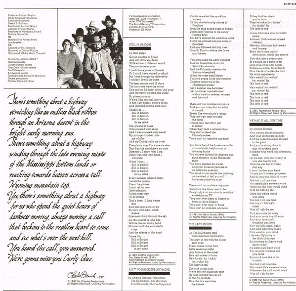 The Charlie Daniels Band - Windows (Vinyl, LP, Album)