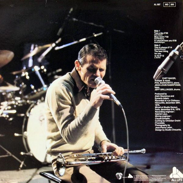 Chet Baker - Two A Day (Vinyl, LP, Album, Stereo) Good Plus (G+) / Good Plus (G+)