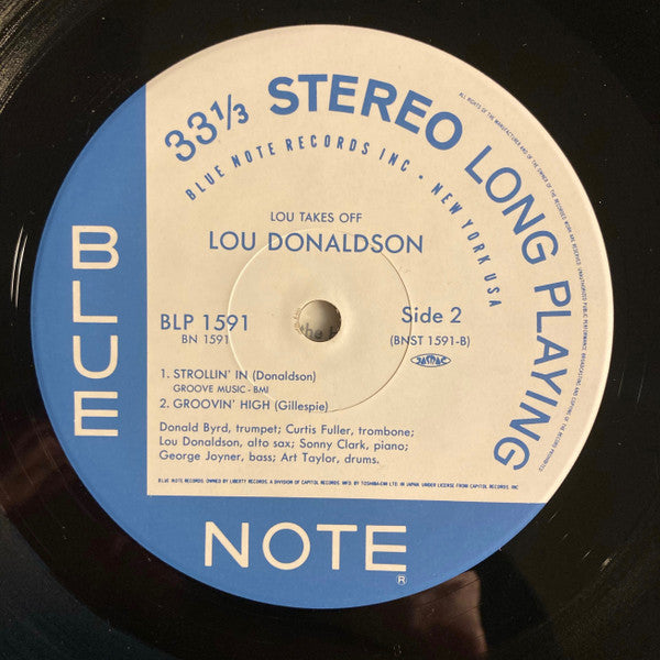 Lou Donaldson - Lou Takes Off (Vinyl, LP, Album, Limited Edition, Reissue, Stereo) Near Mint (NM or M-) / Near Mint (NM or M-)