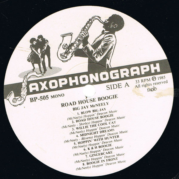Big Jay McNeely - Roadhouse Boogie (Vinyl, LP, Compilation, Mono) Very Good Plus (VG+) / Very Good (VG)