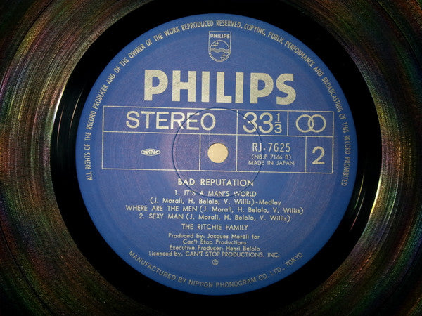 The Ritchie Family - Bad Reputation (Vinyl, LP, Album) Very Good (VG) / Good Plus (G+)