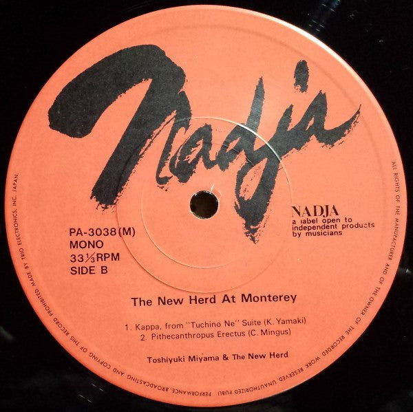 Toshiyuki Miyama & The New Herd - The New Herd At Monterey (2xVinyl, LP, Album, Mono) Near Mint (NM or M-) / Very Good Plus (VG+)