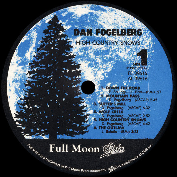Dan Fogelberg - High Country Snows (Vinyl, LP, Album) Very Good (VG) / Very Good Plus (VG+)