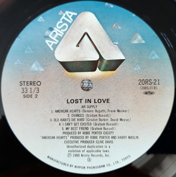 Air Supply - Lost In Love / The One That You Love (Vinyl, Vinyl, Al...