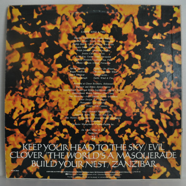 Earth, Wind & Fire - Head To The Sky (Vinyl, LP, Album, Quadraphonic) Near Mint (NM or M-) / Near Mint (NM or M-)