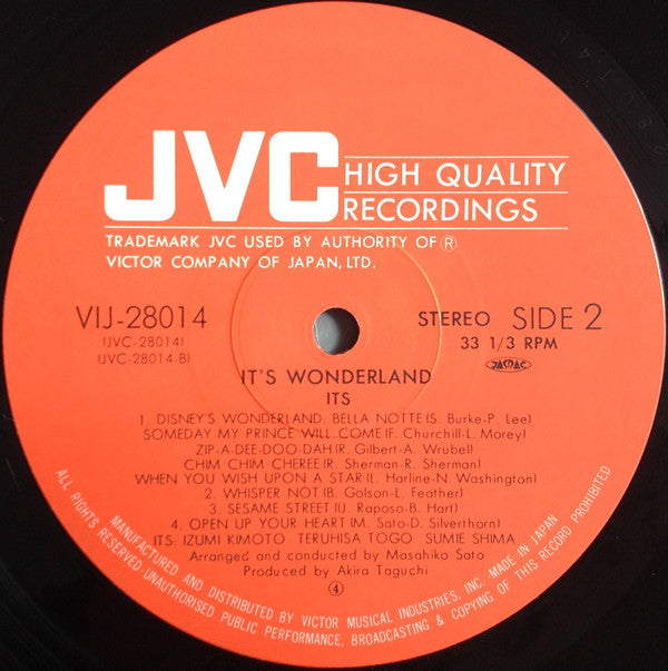 ITS (4) - It's Wonderland (Vinyl, LP, Album, Stereo) Very Good Plus (VG+) / Very Good Plus (VG+)