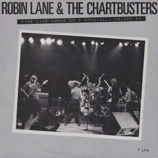Robin Lane & The Chartbusters - 5 Live (Vinyl, 12", 33 ⅓ RPM, EP) Very Good Plus (VG+) / Very Good Plus (VG+)