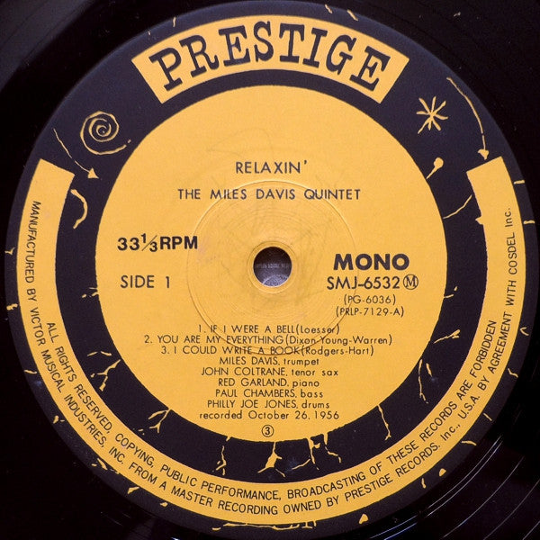 The Miles Davis Quintet - Relaxin' With The Miles Davis Quintet (Vi...