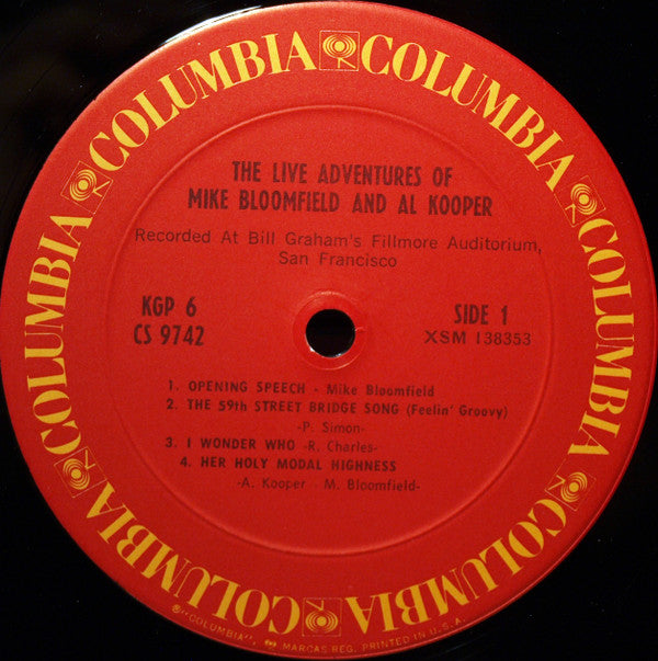 Mike Bloomfield - The Live Adventures Of Mike Bloomfield And Al Kooper (2xVinyl, LP, Album, Reissue, Stereo) Near Mint (NM or M-) / Near Mint (NM or M-)