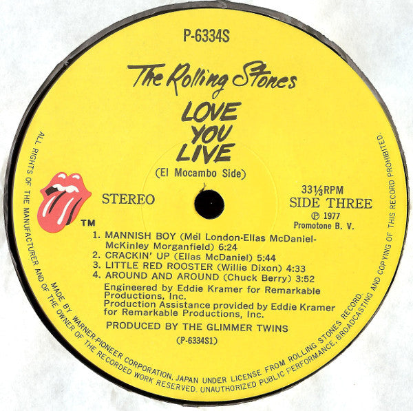 The Rolling Stones - Love You Live (Vinyl, LP, Album)