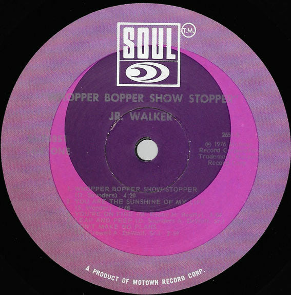 Junior Walker - Whopper Bopper Show Stopper (Vinyl, LP, Album) Very Good (VG) / Very Good (VG)