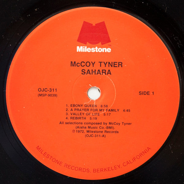 McCoy Tyner - Sahara (Vinyl, LP, Album, Reissue, Remastered, Stereo) Near Mint (NM or M-) / Very Good Plus (VG+)