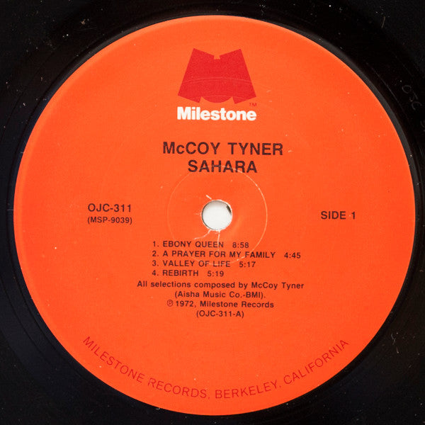 McCoy Tyner - Sahara (Vinyl, LP, Album, Reissue, Remastered, Stereo)