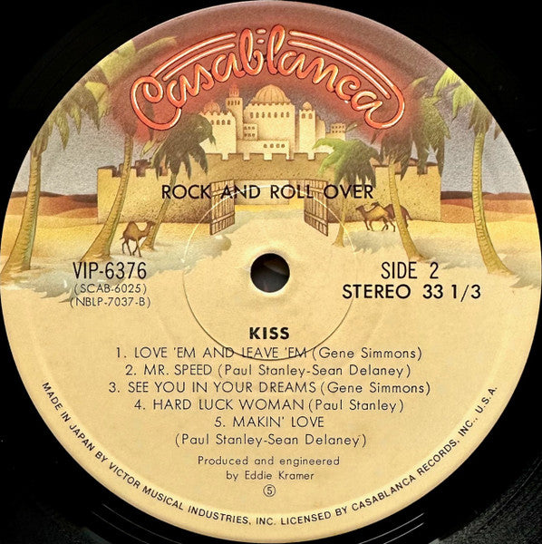 Kiss - Rock And Roll Over (Vinyl, LP, Album, Stereo)