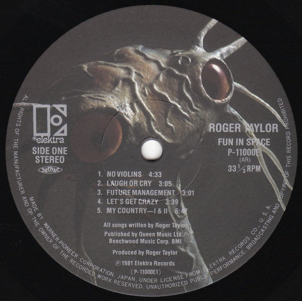 Roger Taylor - Roger Taylor's Fun In Space (Vinyl, LP, Album) Very Good Plus (VG+) / Very Good Plus (VG+)