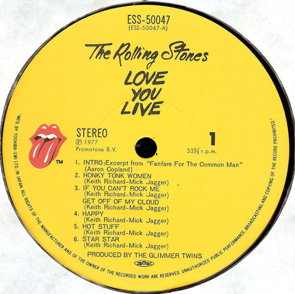 The Rolling Stones - Love You Live (Vinyl, LP, Album)