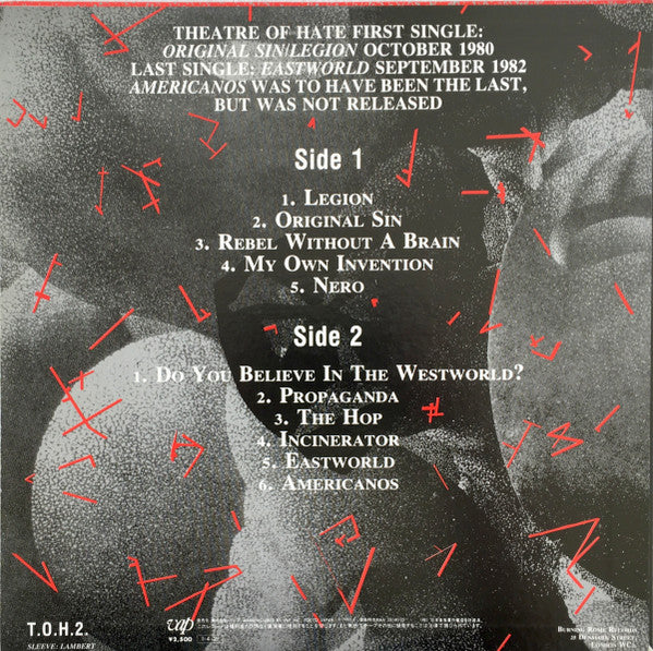 Theater Of Hate - Revolution (Vinyl, LP, Compilation, Promo) Good Plus (G+) / Good (G)