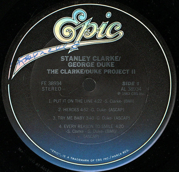 Stanley Clarke/George Duke - The Clarke / Duke Project II (Vinyl, LP, Album) Very Good Plus (VG+) / Very Good Plus (VG+)