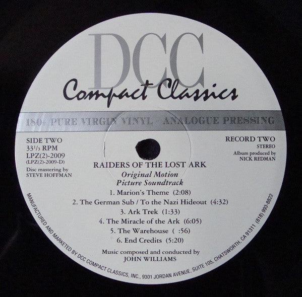 John Williams (4) - Raiders Of The Lost Ark (Original Motion Picture Soundtrack) (2xVinyl, LP, Album, Limited Edition, Numbered, Reissue, Remastered) Mint (M) / Very Good Plus (VG+)