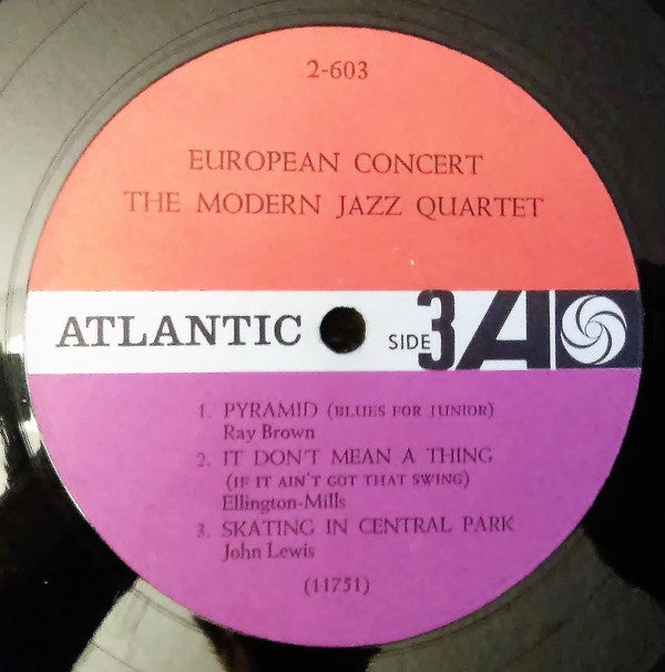 The Modern Jazz Quartet - European Concert (2xVinyl, LP, Album, Mono) Very Good (VG) / Very Good (VG)