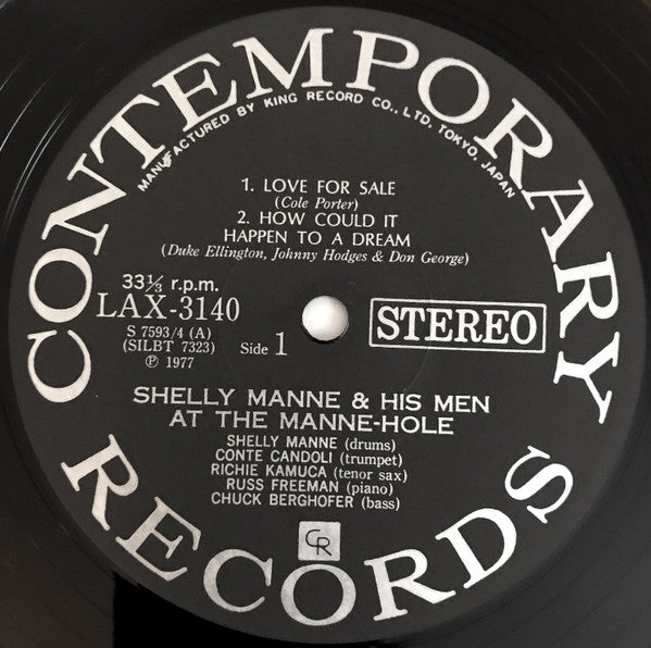 Shelly Manne & His Men - Live! Shelly Manne & His Men At The Manne ...