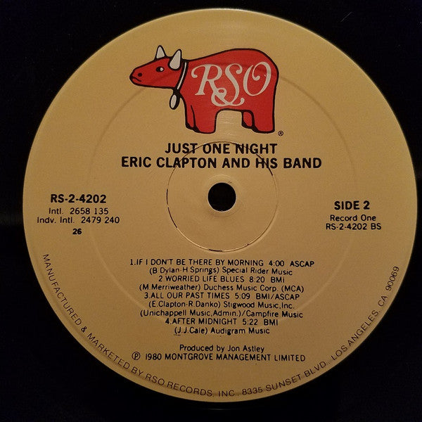 Eric Clapton - Just One Night (2xVinyl, LP, Album) Very Good (VG) / Very Good (VG)