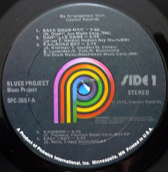 The Blues Project - Blues Project (Vinyl, LP, Album, Reissue) Very Good (VG) / Good Plus (G+)
