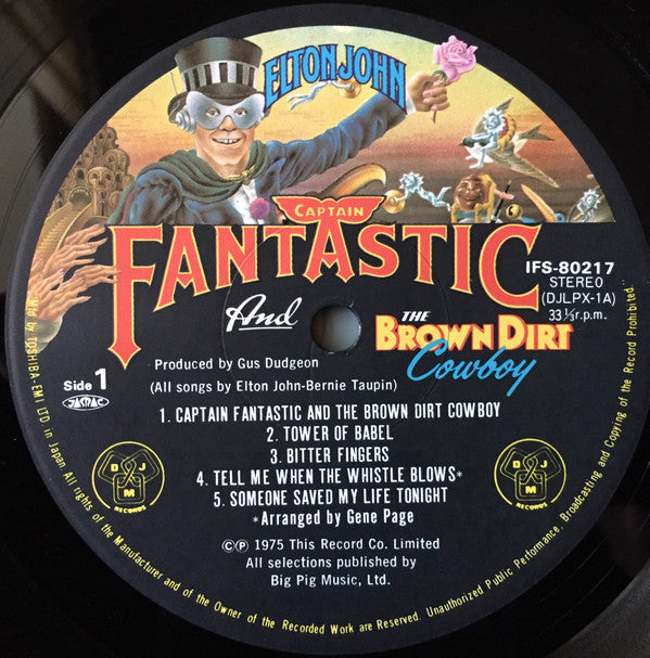 Elton John - Captain Fantastic And The Brown Dirt Cowboy (Vinyl, LP...