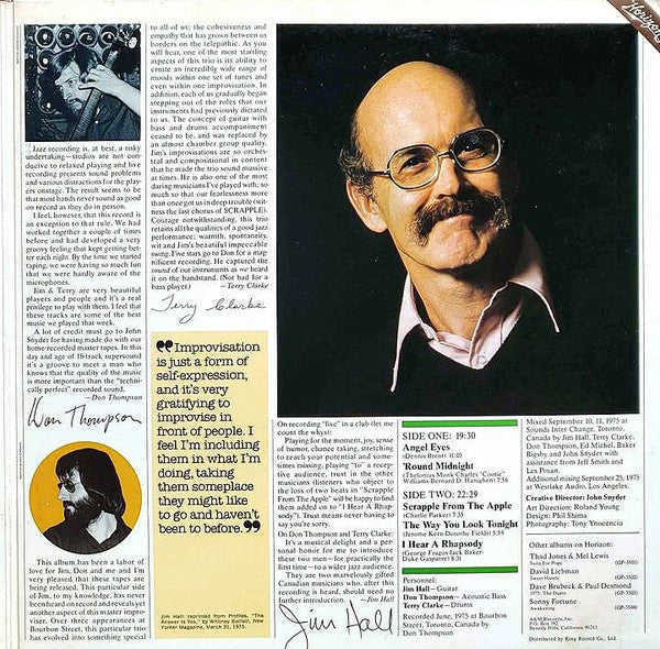 Jim Hall - Jim Hall Live! (Vinyl, LP, Album)