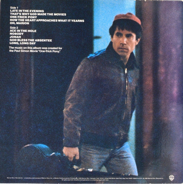 Paul Simon - One-Trick Pony (Vinyl, LP, Album) Very Good (VG) / Good (G)