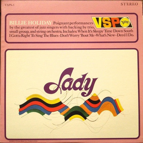 Billie Holiday - Lady (Vinyl, LP, Compilation, Remastered, Stereo) Very Good Plus (VG+) / Very Good (VG)