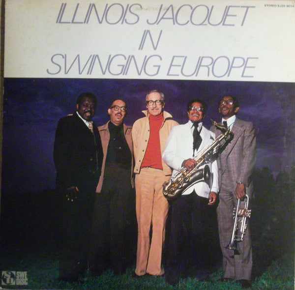 Illinois Jacquet - In Swinging Europe (Vinyl, LP, Album) Very Good Plus (VG+) / Very Good (VG)