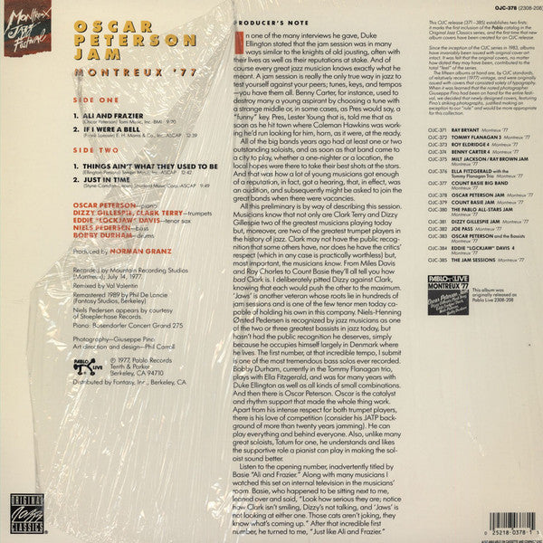 Oscar Peterson - Montreux '77 (Vinyl, LP, Album, Reissue, Remastered) Very Good (VG) / Very Good Plus (VG+)