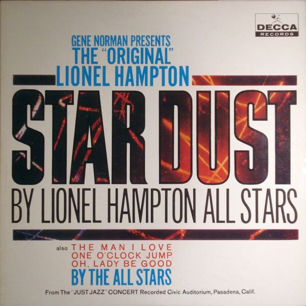 Lionel Hampton - The "Just Jazz" Concert (Vinyl, LP, Album, Mono)