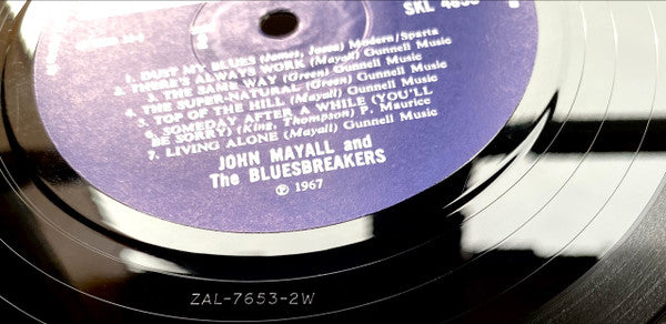 John Mayall & The Bluesbreakers - A Hard Road (Vinyl, LP, Album, Repress, Stereo) Very Good Plus (VG+) / Good Plus (G+)