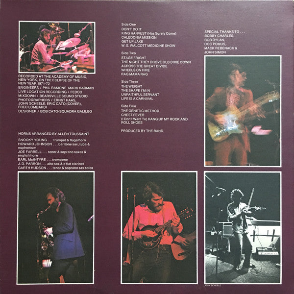 The Band - Rock Of Ages (The Band In Concert) (2xVinyl, LP, Album, Stereo) Good Plus (G+) / Good Plus (G+)